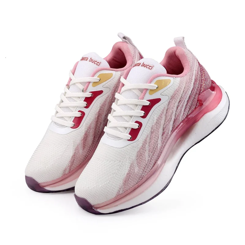 Bacca Bucci White Pink HYPERSOFT SERIES Sport Shoes for Women | Best Price UAE